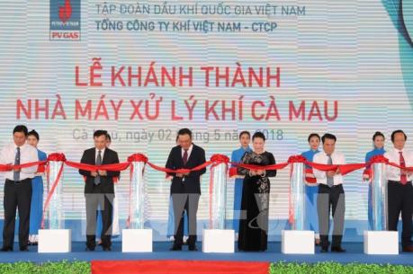 Khánh thành Nhà máy xử lý Khí Cà Mau công suất 6,2 triệu m3 khí/ngày