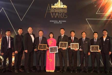 Năm đại lý của GM Việt Nam được vinh danh ở khu vực Đông Nam Á