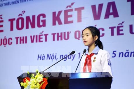 Thư viết về ông già Noel giành giải Nhất Cuộc thi Viết thư quốc tế UPU lần 47