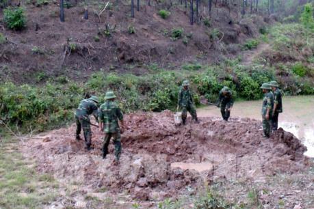 Xử lý và di dời an toàn quả bom nặng 225 kg