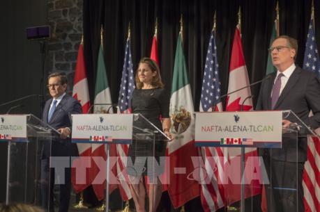 Bắc Mỹ khó đạt thỏa thuận sơ bộ về NAFTA trước 17/5