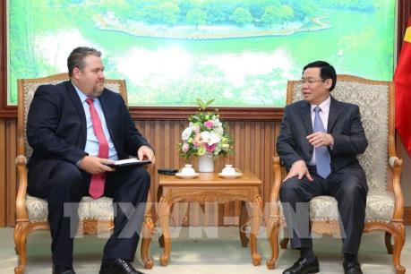 PTT Vương Đình Huệ tiếp TGĐ phụ trách thị trường Việt Nam, Công ty Năng lượng AES (Hoa Kỳ)