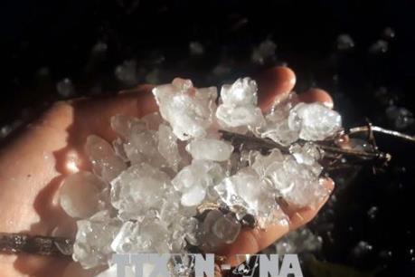 Mưa đá kéo dài gây thiệt hại lớn ở Lâm Đồng