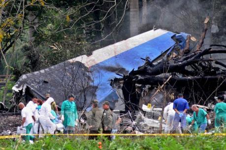 Tìm thấy hộp đen máy bay rơi tại Cuba