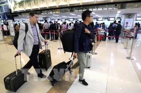 Các phóng viên Hàn Quốc đáp chuyến bay từ Seoul tới Triều Tiên