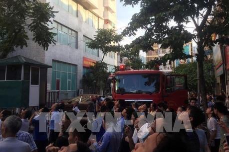 Hà Nội: Đang cháy lớn tại chung cư CT3 Bắc Hà, Hà Đông