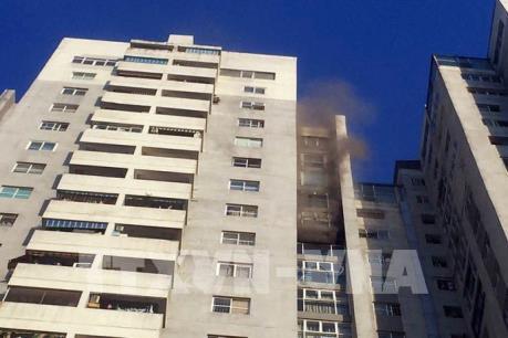 Hà Nội: Dập tắt hoàn toàn vụ cháy lớn tại chung cư CT3 Bắc Hà