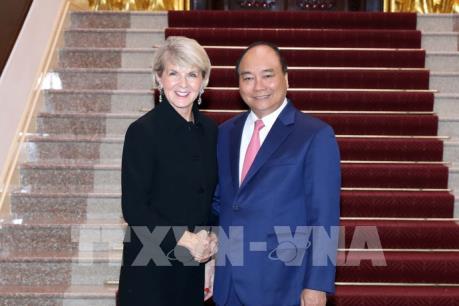 Thủ tướng Nguyễn Xuân Phúc tiếp Bộ trưởng Ngoại giao Australia