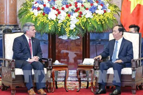 Chủ tịch nước Trần Đại Quang tiếp Thượng nghị sĩ Hoa Kỳ Cory Gardner