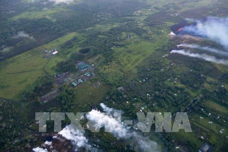 Dòng dung nham làm hư hại nhà máy điện ở Hawaii đã ngừng chảy