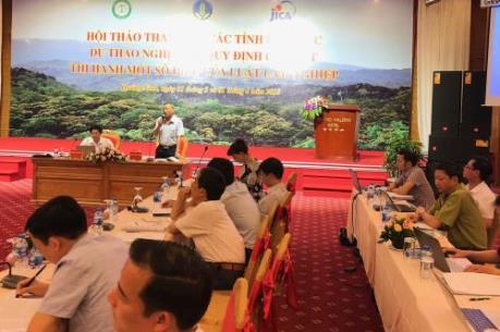 Tham vấn dự thảo Nghị định quy định chi tiết thi hành một số điều của Luật Lâm nghiệp