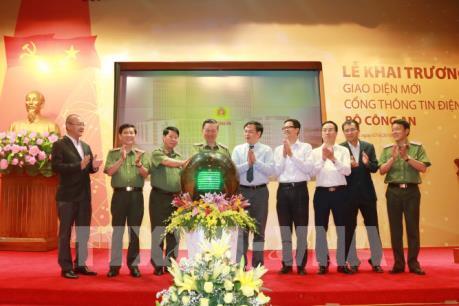 Khai trương giao diện mới Cổng thông tin điện tử Bộ Công an