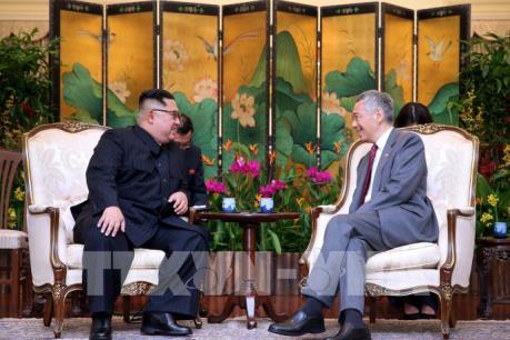 Singapore ra tuyên bố sau cuộc gặp của Thủ tướng Lý Hiển Long và nhà lãnh đạo Kim Jong-un
