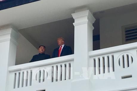 Kết thúc cuộc hội đàm thượng đỉnh Mỹ-Triều mở rộng, bắt đầu bữa trưa làm việc