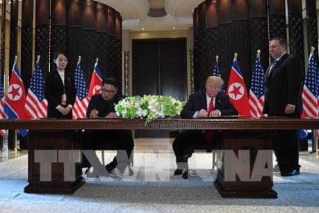 Hội nghị thượng đỉnh Mỹ - Triều Tiên: Toàn văn Tuyên bố chung Mỹ - Triều