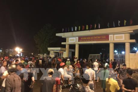 Khởi tố vụ án gây rối trật tự công cộng tại Bình Thuận