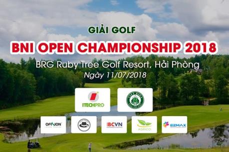 BNI OPEN CHAMPIONSHIP 2018-cơ hội kết nối kinh doanh của doanh nghiệp