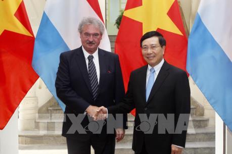 Phó Thủ tướng Phạm Bình Minh hội đàm với Bộ trưởng Ngoại giao và châu Âu Luxembourg