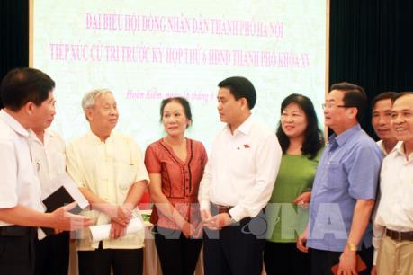 Đề xuất nhiều vấn đề cấp thiết với đoàn đại biểu HĐND thành phố Hà Nội