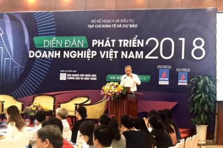 Diễn đàn phát triển doanh nghiệp Việt Nam 2018
