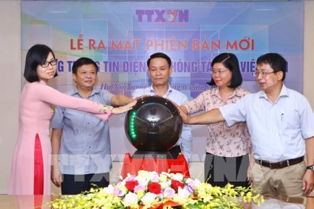 Khai trương phiên bản mới Cổng thông tin điện tử Thông tấn xã Việt Nam