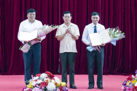 Nhân sự mới 3 địa phương