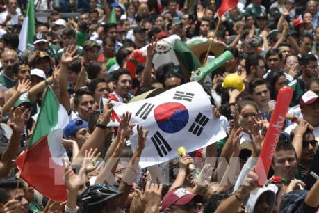 WORLD CUP 2018: Các hãng đồ uống Mexico cảm ơn Hàn Quốc