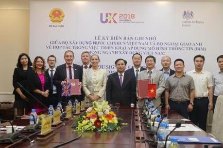 Bộ Xây dựng và Bộ Ngoại giao Anh hợp tác phát triển mô hình BIM trong xây dựng