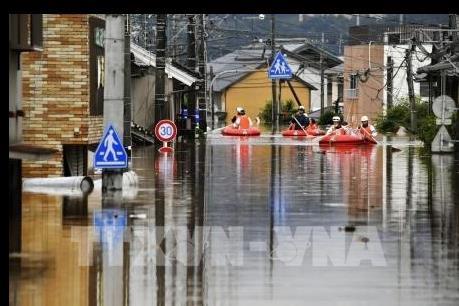 Mưa lũ tại Nhật Bản gây thương vong lớn
