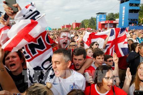 WORLD CUP 2018: Cả nước Anh phát cuồng khi đội tuyển vào bán kết