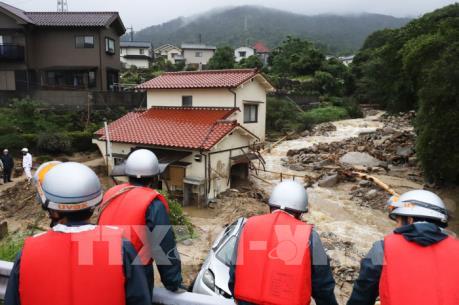 Số nạn nhân thiệt mạng do mưa lũ tại Nhật Bản lên tới 100 người
