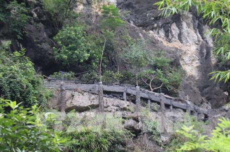 Đã tháo dỡ xong công trình trái phép trên núi Cái Hạ, Ninh Bình