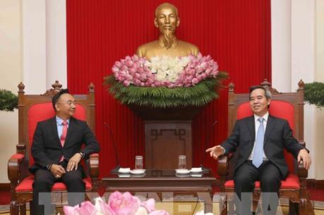 Trưởng ban Kinh tế Trung ương tiếp Đoàn cán bộ, chuyên gia của Tập đoàn DELL EMC