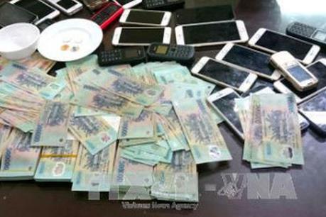 Triệt phá đường dây đánh bạc liên tỉnh quy mô hàng trăm tỷ đồng