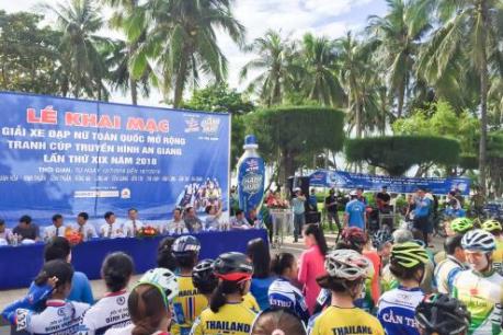 Khai mạc giải Xe đạp nữ toàn quốc mở rộng tranh cúp Truyền hình An Giang lần 19