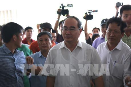 Bí thư Thành ủy TPHCM thăm người dân bị ảnh hưởng bởi dự án Khu đô thị mới Thủ Thiêm