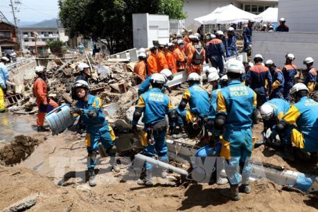 Nhật Bản khắc phục hậu quả mưa lũ dưới nắng nóng gay gắt