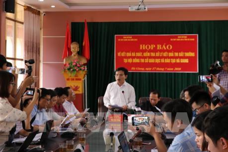 Hà Giang sẽ xử lý nghiêm các sai phạm trong vụ kết quả thi THPT bất thường