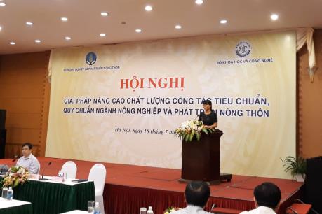 Bàn giải pháp nâng cao chất lượng tiêu chuẩn, quy chuẩn ngành nông nghiệp