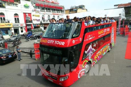 Xe buýt 2 tầng tại Hà Nội sẽ bắt đầu chạy tour đêm từ 1/8