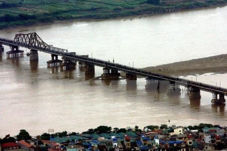 Mực nước sông Hồng tại Hà Nội sẽ lên nhanh