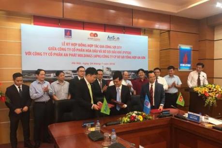PVTEX và An Sơn ký hợp đồng hợp tác gia công sợi DTY