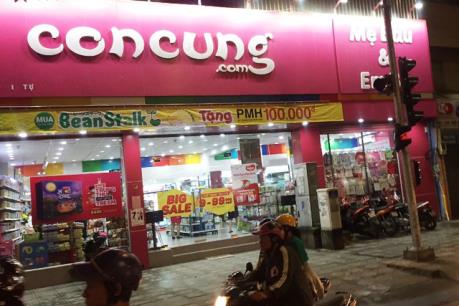 Tp. Hồ Chí Minh tổng kiểm tra phát hiện 70 cửa hàng Con Cưng sai phạm