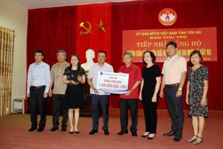 PVN hỗ trợ 1,5 tỉ đồng cho đồng bào bị ảnh hưởng bởi lũ lụt ở Yên Bái