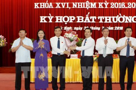 Kiện toàn chức danh Chủ tịch HĐND và Chủ tịch UBND tỉnh Thái Bình