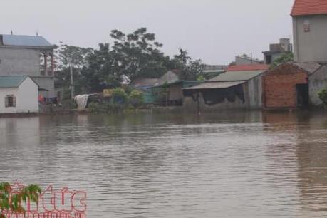 Chương Mỹ "gồng mình" chống nước lũ, bảo vệ đê