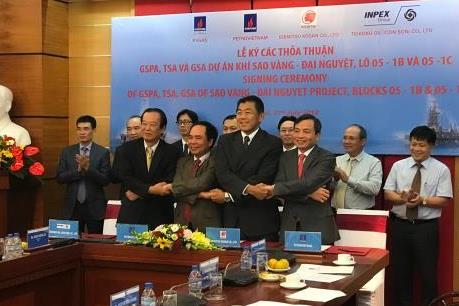 Ký các thoả thuận dự án khí Sao Vàng - Đại Nguyệt
