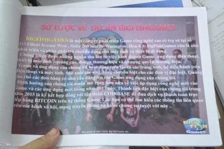 Đều tra nhóm đối tượng lừa đảo qua trang web Big Fish Game Việt Nam