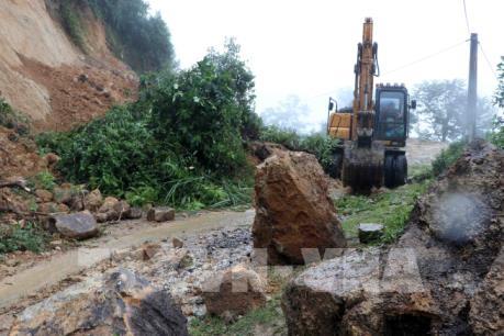 Lai Châu nỗ lực thông đường đến các xã biên giới sau mưa lũ 