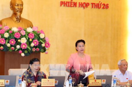 Khai mạc Phiên họp thứ 26 của Ủy ban Thường vụ Quốc hội